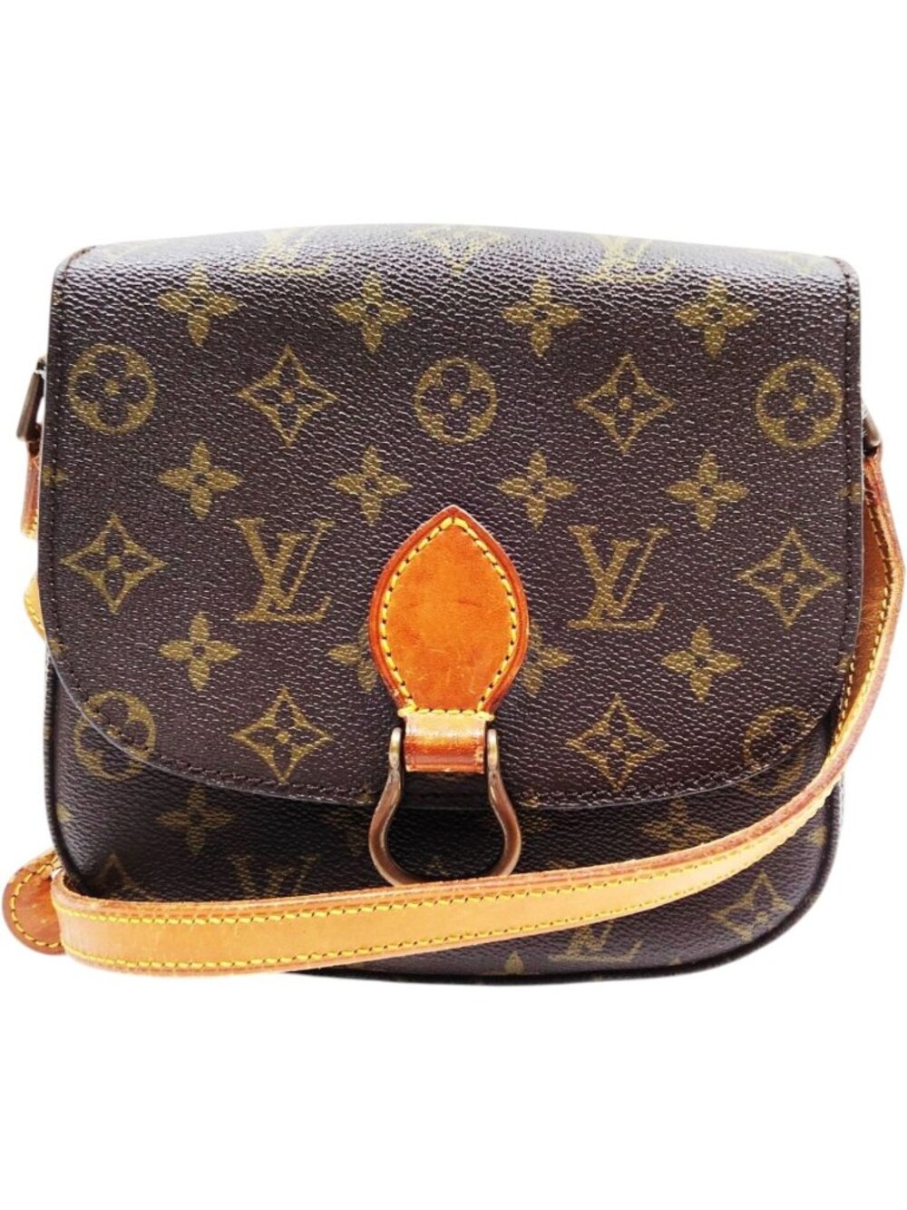 (L5) Louis Vuitton Crossbody Bag Brown Monogram